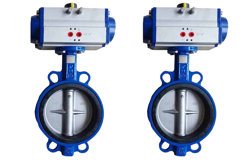 Van bướm khí nén DN300