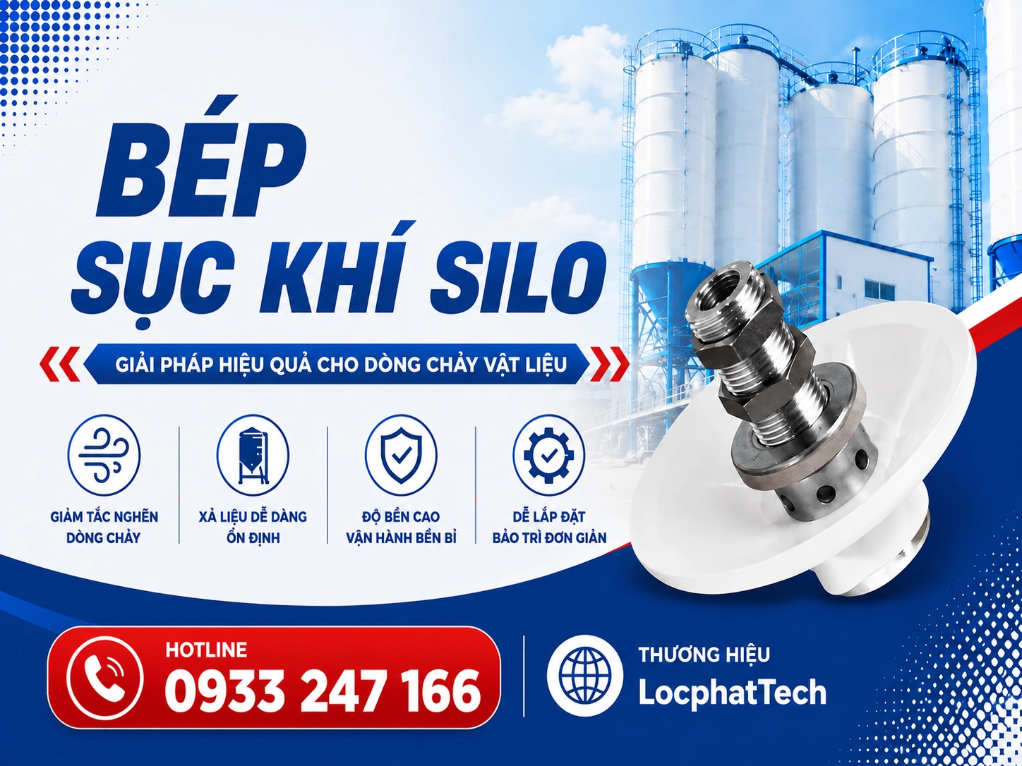 Bép sục khí silo Bép sục khí silo